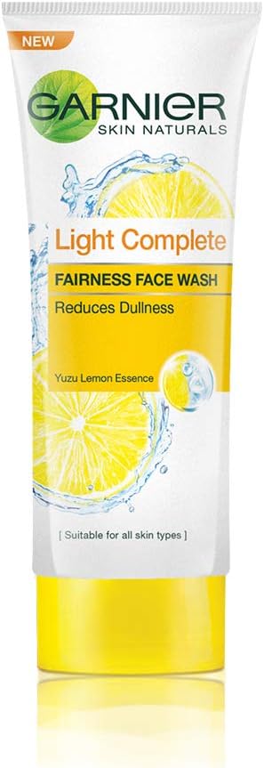 Garnier Skin Naturals Light Fairness Face Wash Pure Lemon Essence 50ml
