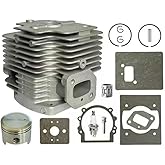 Adorih 48mm Piston Kit A130001000 P021002983 P021002984 Cylinder for Echo Shindaiwa Backpack Blower EB633RT for Echo PB-750T PB-751H PB-751T PB-755 PB-755H PB-755T Backpack Blower