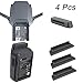 Mavic Pro Battery Cover Threeking DJI Mavic Pro / Platinum Drone and Battery Terminal Dust Cover Water-proof Dust Cover Plug (4 Pcs)