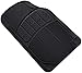 Amazon Basics 3-Piece Flexible Rubber Car Floor Mat, Black