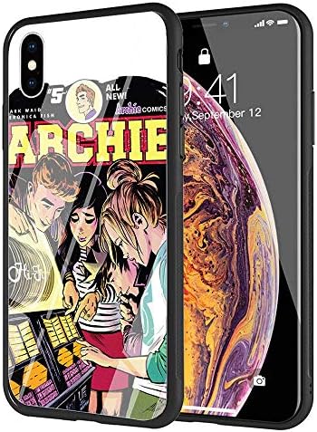 YZSGP AA-244 Riverdale Phone Case for iPhone XR, Tempered Glass Back Cover with 360 Degree Full Strong Protection