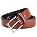 Genuine Leather Belt for Men - Mens Full Grain Italian Leather Dress Belt Brown 35mm 36