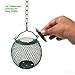 Gray Bunny Hanging Mesh Ball Bird Feeder, Green, Durable Metal, Rust & Uv Resistant, Outdoor Wild Bird Un-shelled Peanut Feeder Sunflower Seed Ball, Gifts for Mom, for Women, Gifts for Dad