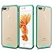 iPhone 7 Case,bonsalay Protective With Bumper Swees Crystal Clear PC Back TPU Bumper Shockproof Drop Protection Cases Cover, Slim Thin Fit Clear Protective Case For Apple iPhone 7(2016)- Mint Green