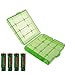 UltraCell Plus NiZn 1.6v AA - 2800mWh High Voltage Rechargeable Batteries With Battery Storage Box (Combo for 4pcs AA + 1pcs Green Battery Box)