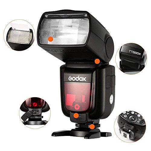 Godox TT685F TTL Flash Haute Vitesse 2.4G HSS 1/8000s GN60 sans Fil avec Filtres de Couleur pour Appareil Photo Fuji X-Pro2 X-T20 X-T2 X- T1 X-Pro1 X-T10 X-E1 X-A3 X100F X100T - Image 4