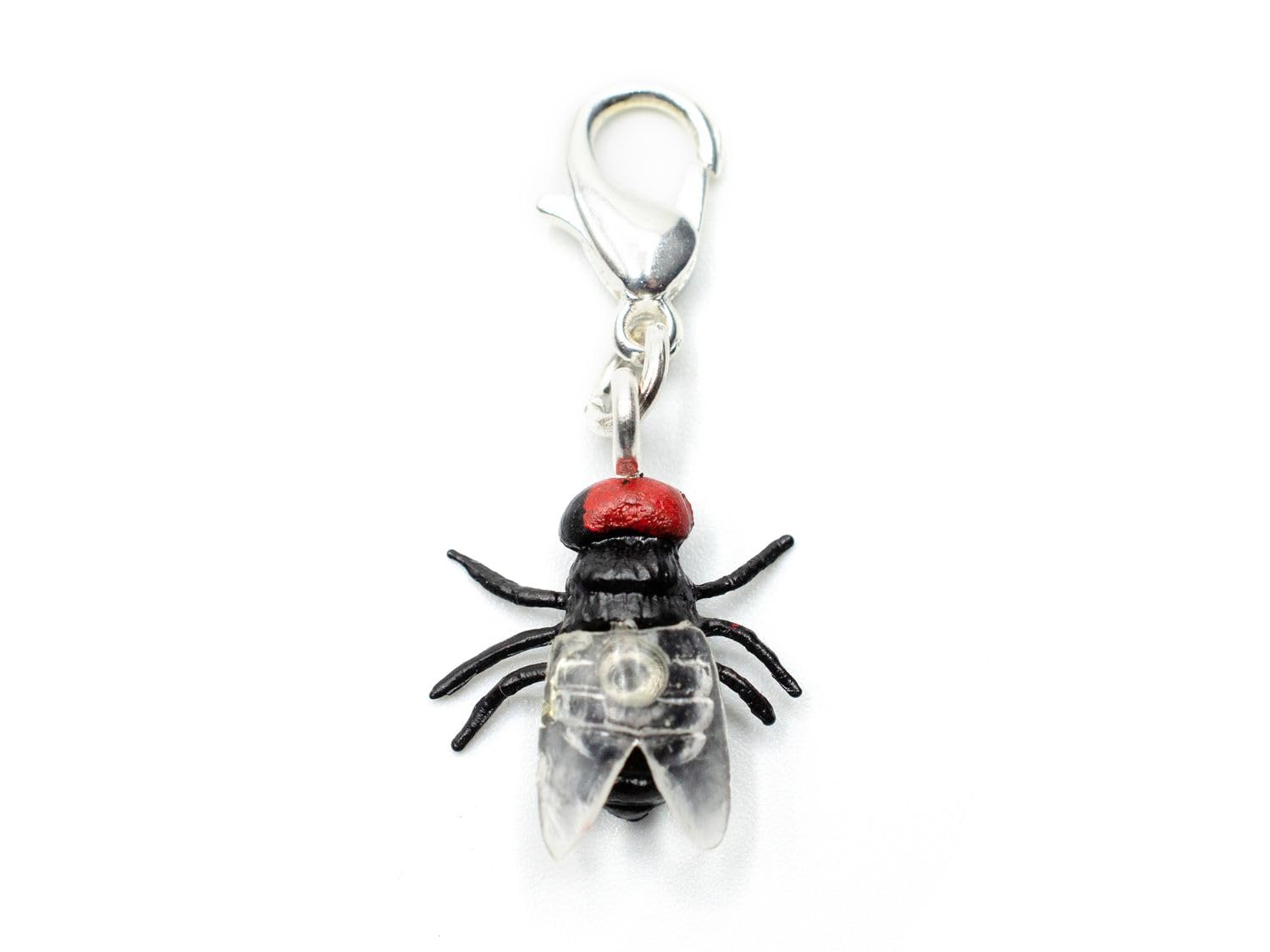 Miniblings Fly Charm Pendant Zipper Pull Housefly Insect
