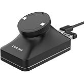 Magnetic Mouse Charging Dock | Compatible with Logitech G Pro X Superlight 5/4/3/2/1, G502, G502X, G703, G903, G403 (Black-NO