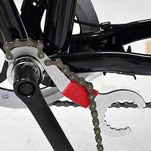 Bicycle Repair Tool 3 In 1 Multifunctional Bike Maintenance Kit Center Axle Flywheel Fixed Tail Hook Wrench Remover/Freewheel Remover/Crank Puller Remover Tool Outdoor Cycling Bicycle Maintenance Tool