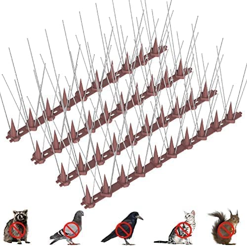 BORHOOD Bird Spikes, 16 Pack Bird Deterrent