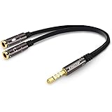 Kingtop 3.5mm Combo Audio Adapter Cable for PS4,Xbox One S,Tablet,Mobile Phone,PC Gaming Headsets and New Version Laptop