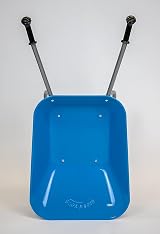Rolly Toys Silver Blue Children's Wheelbarrow 25 kg Metal Bowl 2.5+ Years view 3