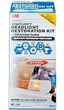 3M Heavy Duty Headlight Restoration Kit with Quick Clear Coat, 39175