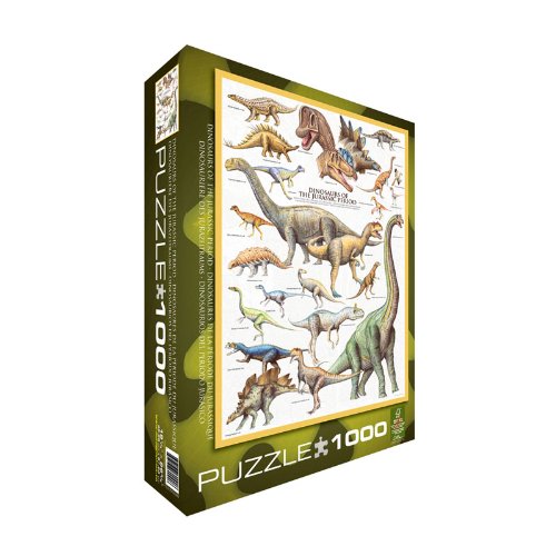 EuroGraphics Dinosaurs Jurassic 1000 Piece Puzzle