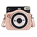 Phetium Protective Case Compatible with Fujifilm Instax Square SQ6 Instant Film Camera, Soft PU Leather Bag with Adjustable Shoulder Strap (Blush Gold)