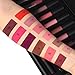 Shouhengda Christmas Gift Pack Lip Gloss Kit: 12 Colors Matte Liquid Lipstick Set Cosmetic Mist & Velvet Long Lasting Lipstick for Women Mother's Day Present