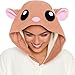 Silver Lilly Unisex Adult Pajamas - Plush One Piece Cosplay Flying Squirrel Animal Costume (L)