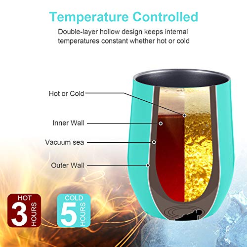 1 Double+Insulated+Stemless+Stainless+Champagne+Cocktails