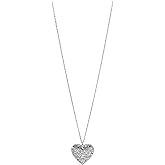 DAUPLAISE Jewelry Heart Pendant Necklace for Women, 18" Lightweight Chain, Gift-Ready, Elegant and Versatile Design