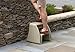 Simplay3 Handy Home Step Stool Plastic Two-Step Stool Seat - Indoor or Outdoor - 15.5