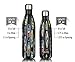 MIRA Vacuum Insulated Travel Water Bottle | Leak-proof Double Walled Stainless Steel Cola Shape Sports Water Bottle | No Sweating, Keeps Your Drink Hot & Cold | 25 Oz (750 ml) (Surf)