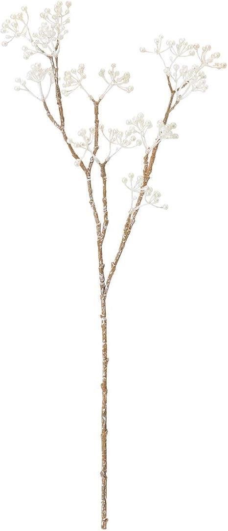 Amazon 東京堂 造花 パールベリースプレー パール アーティフィシャルフラワー 造花 花葉付き枝もの Magiq Fx 造花 オンライン通販