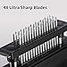 Vasdoo Meat Tenderizer, 48 Stainless Steel Sharp Needle Blade Kitchen Tool for Tenderizing Steak, Beef,Marinade and BBQ