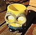 YOURNELO Creative Cute Cartoon Adorable Yellow Minions Despicable Me Pencil Pen Holder Case Vase Desk Organizer Accessories Gift (B)