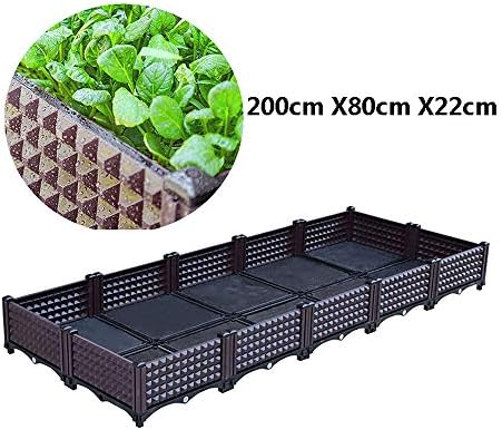 予約 高い庭のベッド野菜植栽ボックスバルコニー花野菜植物屋外テラス鉢植え J