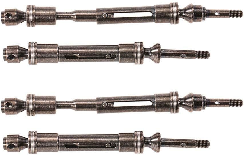 Zantec 4pcs/set Front and Rear Steel Shafts for 1/10 Traxxas Slash Stampede Upgraded Parts for Truck Remote Control SLA017 SLA018 HQ 727