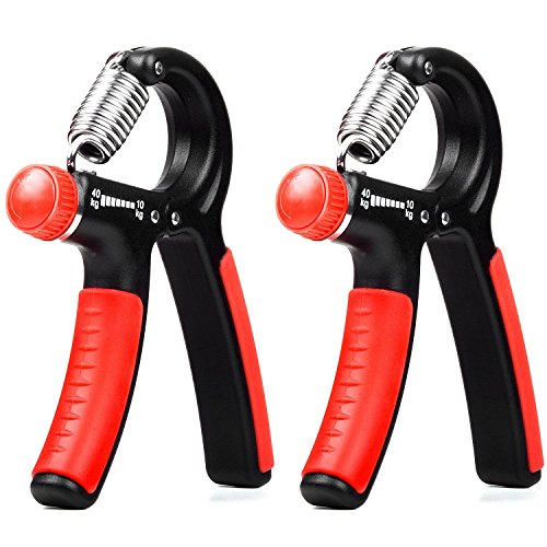 Hand grip strengthener 2 pack,raniaco adjustable hand e…