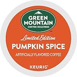 Green Mountain Coffee Roasters Pumpkin Spice Keurig Single-Serve K-Cup Pods, Light Roast Coffee, 72 Count