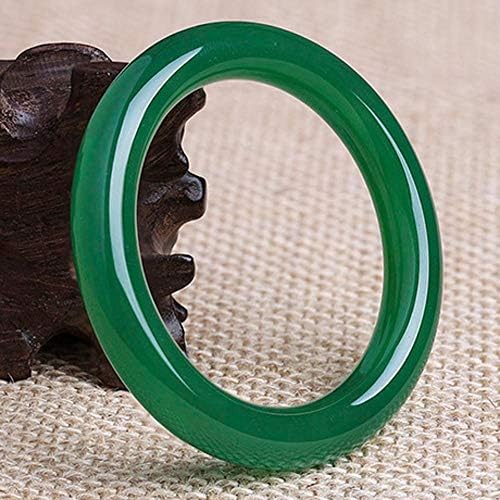 MGZDH Agate Chalcedony Jade Bracelet, ice Seed Green Green high-Grade Chalcedony Round Bracelet, Send his Girlfriend to Send mom a Gift