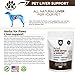 Milk Thistle for Dogs Liver Detox Support (120 GMS), Canine and Cat Liver Support Supplement Powder Without Capsules, Pills