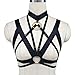 Wyenliz Women Strappy Harness Cupless Bra Cage Elastic Adjustable