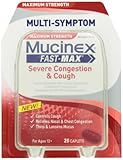 Mucinex Fast-Max Severe Congestion & Cough Caplets, 20ct