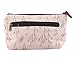 Leegoal(TM) Elegant Multi Fuctional Canvas Floral Pouch Pencil Pen Case Bag (Pink)