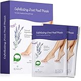 BEALUZ Exfoliating Foot Peel Mask Exfoliant for Soft Feet in 1-2 Weeks, Peeling Off Calluses & Dead Skin, For Men & Women 2 Pairs