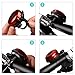 Bicycle Bell - Aluminum Bike Bell Ring - Classic Bicycle Bell for Adults Men Women Kids Girls Boys Bikes - Mountain Bike Accessories - Red