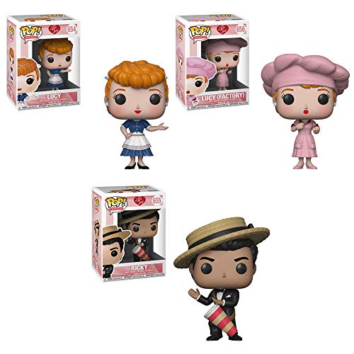Pop Television I Love Lucy - Lucy, Ricky, Factory Lucy Vinyl Figures Set