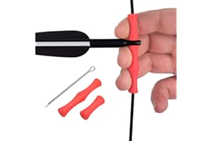 YLS Archery Bowstring Finger Savers Finger Guards Shooting Practice Finger Protector Easy Install with Pin