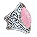 Ladies Ring Jewelry,Vanvler Boho Natural Gemstone Marquise Pink Opal Personalized Ring