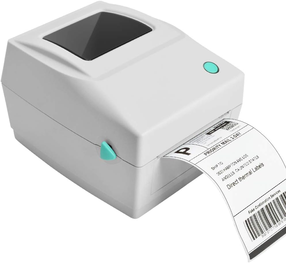 Thermal Label Printer, Desktop Label Printer USB Direct High Speed