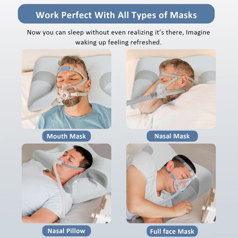 Cooling CPAP Pillow for Side Sleepers, [NEWEST] Sleep Apnea Pillow for