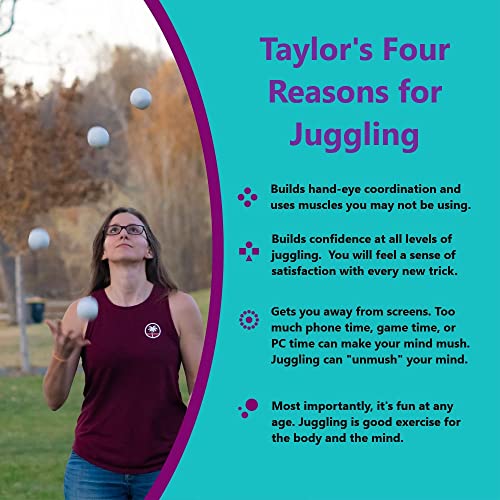 Zeekio Taylor Tries Signature Beginner Juggling Ball Set 6 Panel Ball