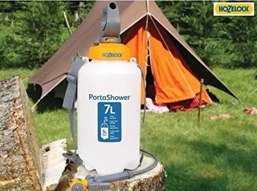Hozelock Porta Shower 7L Portable Compact Shower for Camping Caravanning HOZ4140