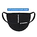 Shappy Anti Dust Cotton Face Mouth Masks with Active Carbon Cover Washable for Men/Woman Outdoor Sport Activity, Black, 5 Piece