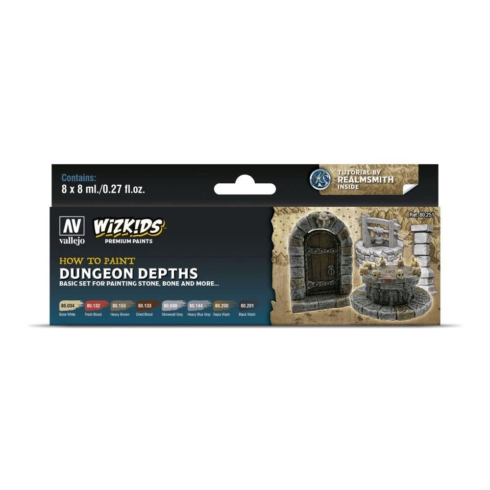 Vallejo AV Wizkids Set - Dungeon Dephts