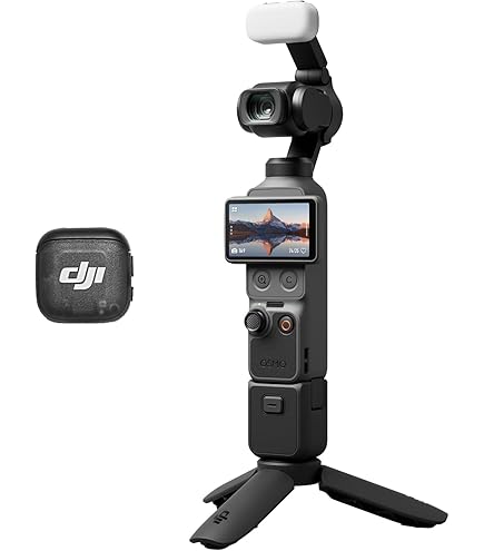 DJI Osmo Pocket 3 + Mic 2 (2 TX + 1 RX + Charging Case), Vlogging