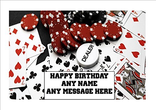 Home Furniture Diy Decorations Cake Toppers A4 Poker Chips